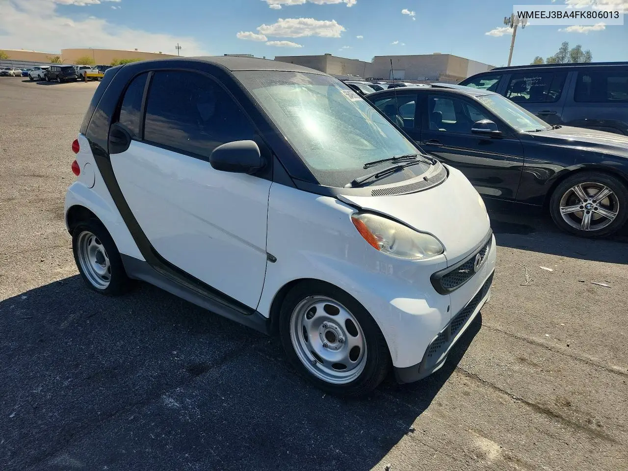 2015 Smart Fortwo Pure VIN: WMEEJ3BA4FK806013 Lot: 56496606