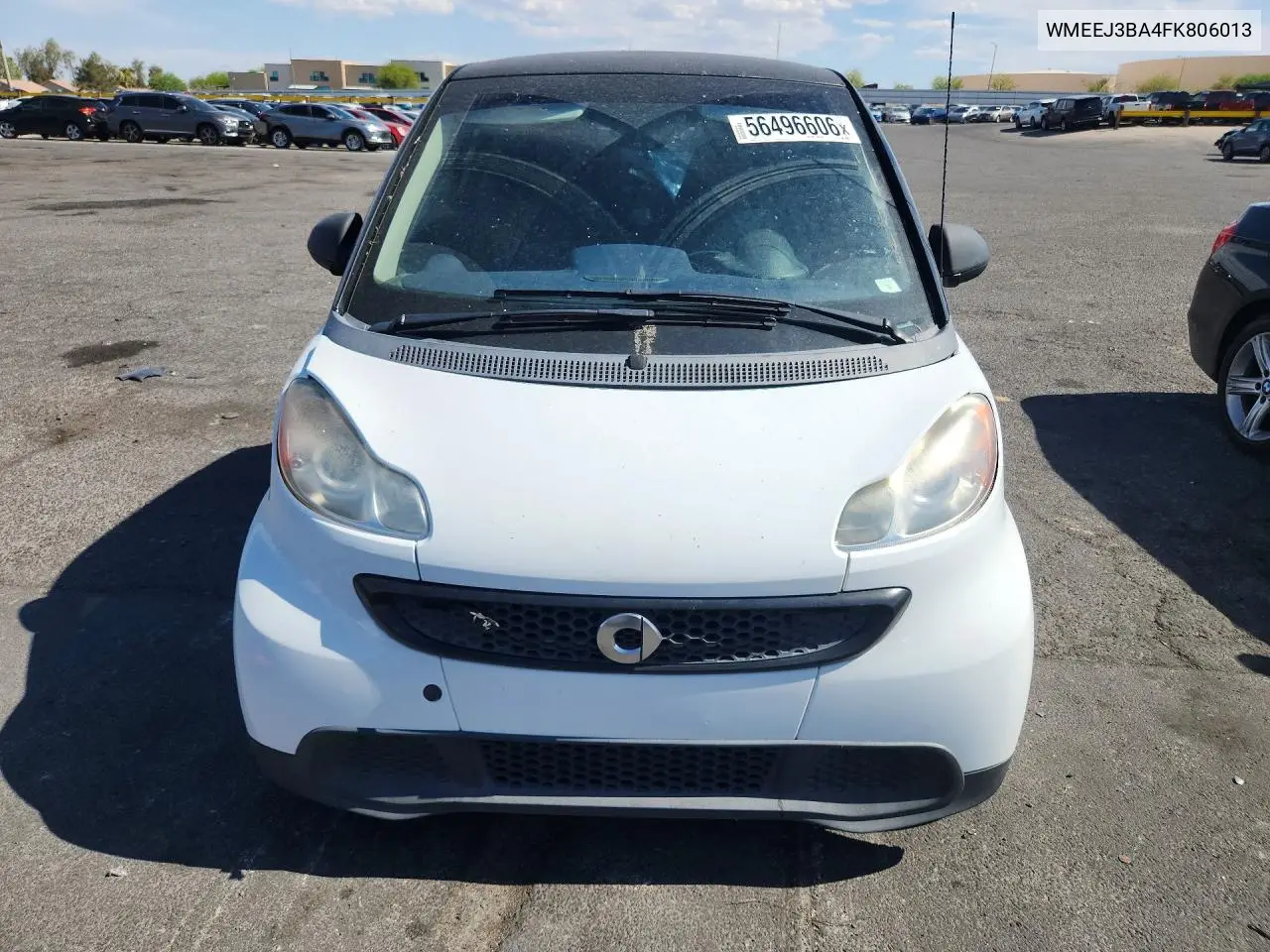 2015 Smart Fortwo Pure VIN: WMEEJ3BA4FK806013 Lot: 56496606
