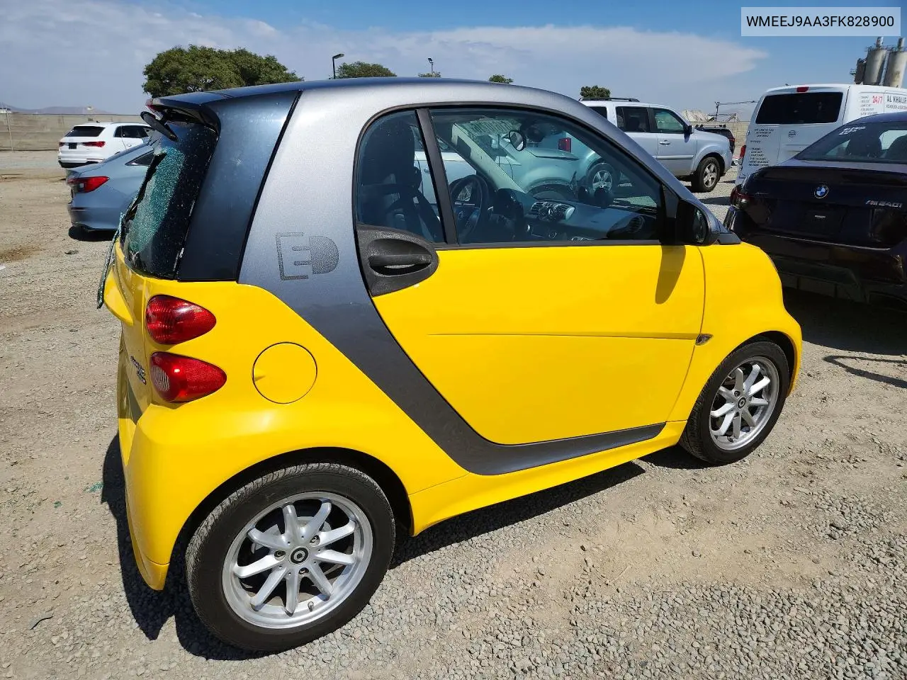2015 Smart Fortwo VIN: WMEEJ9AA3FK828900 Lot: 61610716