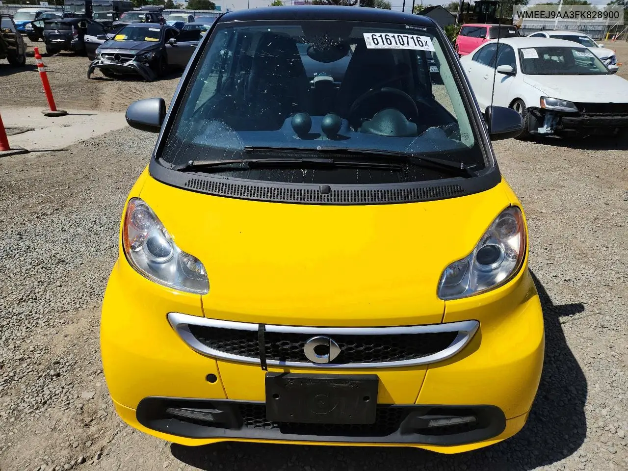 2015 Smart Fortwo VIN: WMEEJ9AA3FK828900 Lot: 61610716