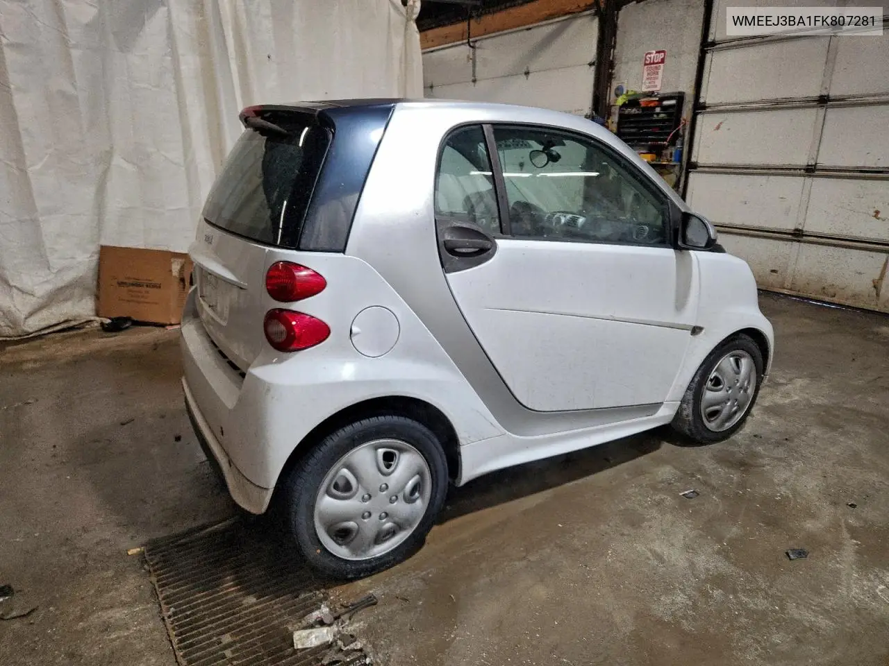 2015 Smart Fortwo VIN: WMEEJ3BA1FK807281 Lot: 99675245