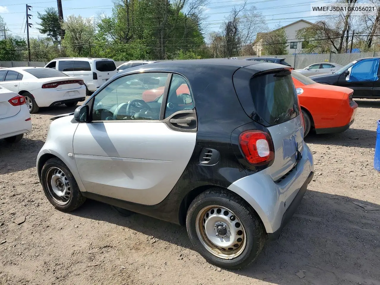 2016 Smart Fortwo VIN: WMEFJ5DA1GK056021 Lot: 50250926