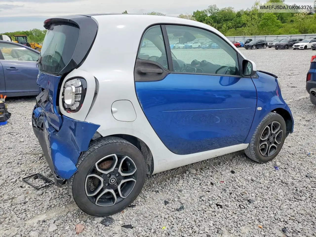 2016 Smart Fortwo VIN: WMEFJ5DA7GK063376 Lot: 51159866