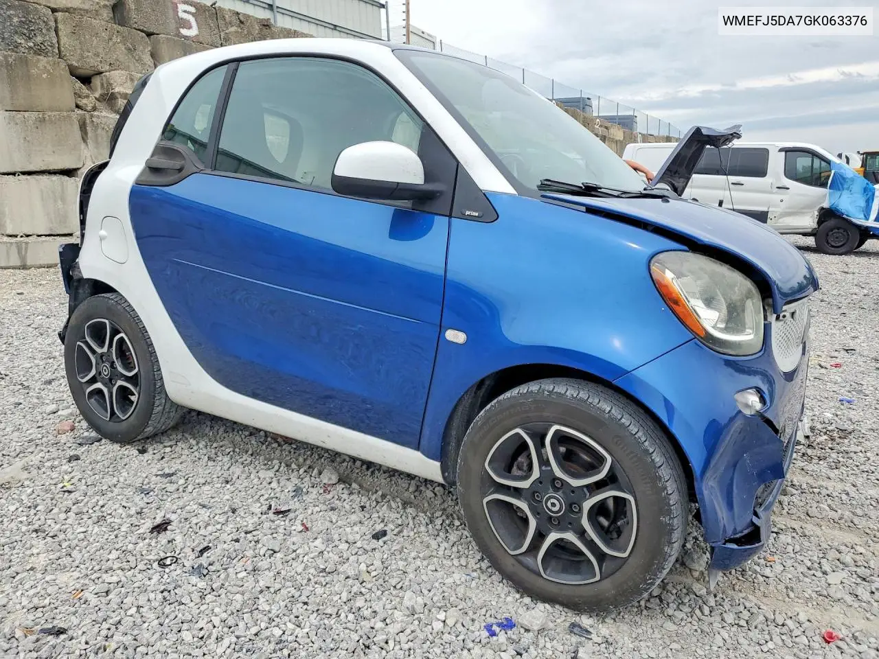2016 Smart Fortwo VIN: WMEFJ5DA7GK063376 Lot: 51159866