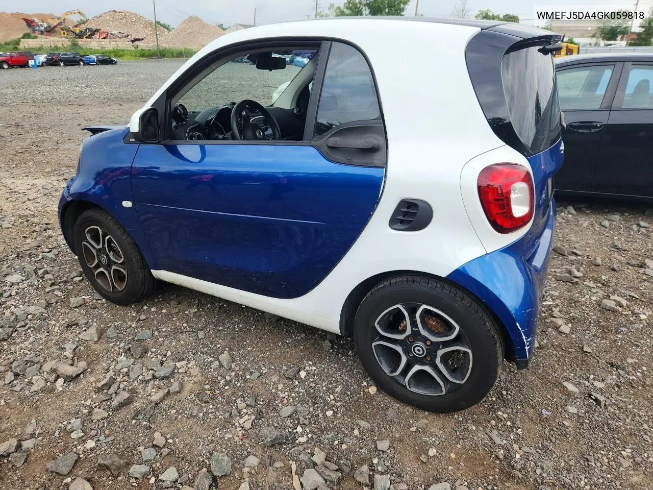 2016 Smart Fortwo VIN: WMEFJ5DA4GK059818 Lot: 61778116