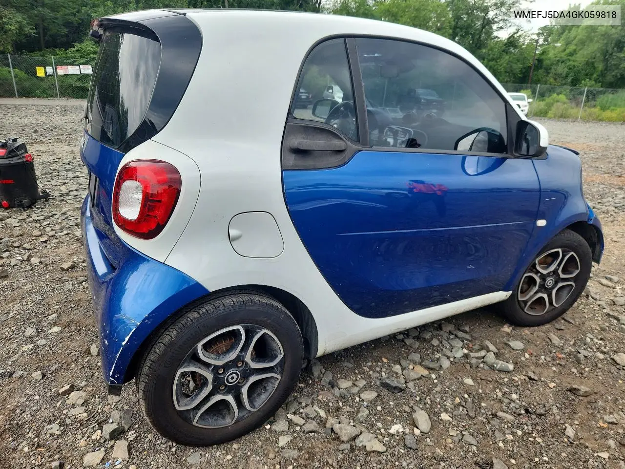 2016 Smart Fortwo VIN: WMEFJ5DA4GK059818 Lot: 61778116