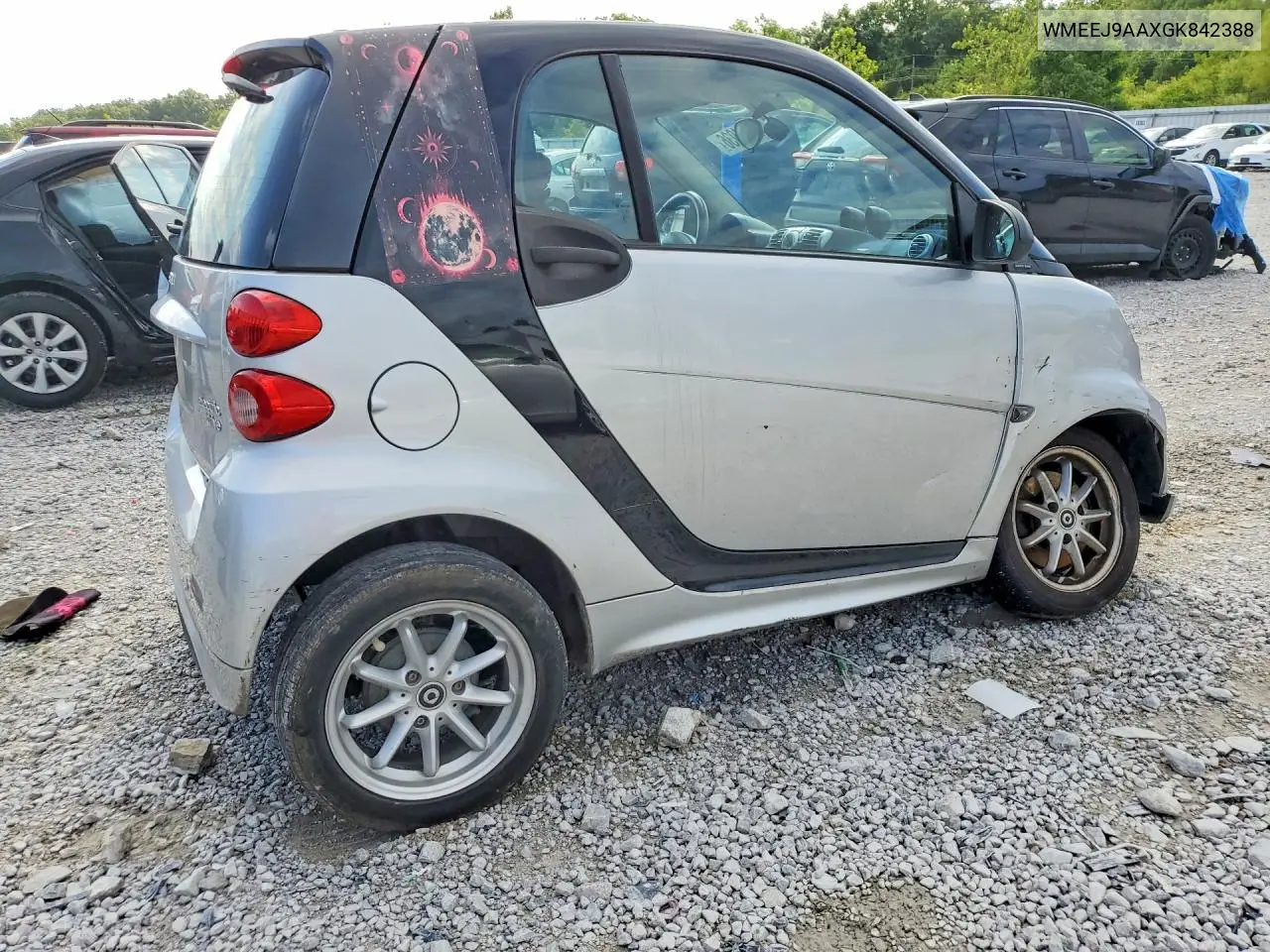 2016 Smart Fortwo VIN: WMEEJ9AAXGK842388 Lot: 62231936