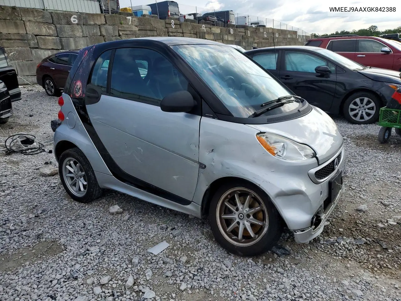 2016 Smart Fortwo VIN: WMEEJ9AAXGK842388 Lot: 62231936