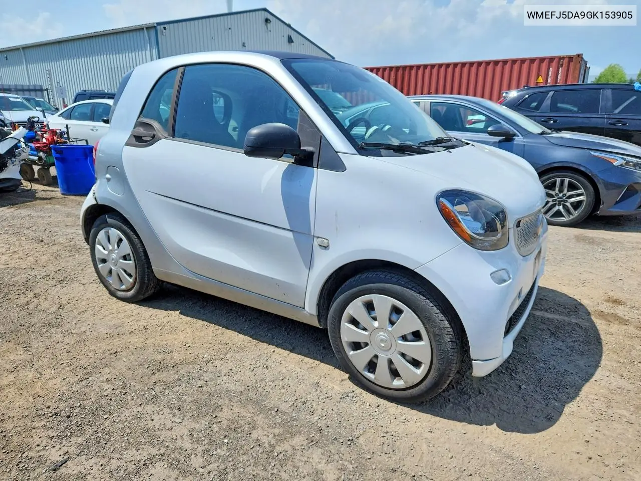 2016 Smart Fortwo VIN: WMEFJ5DA9GK153905 Lot: 85978445
