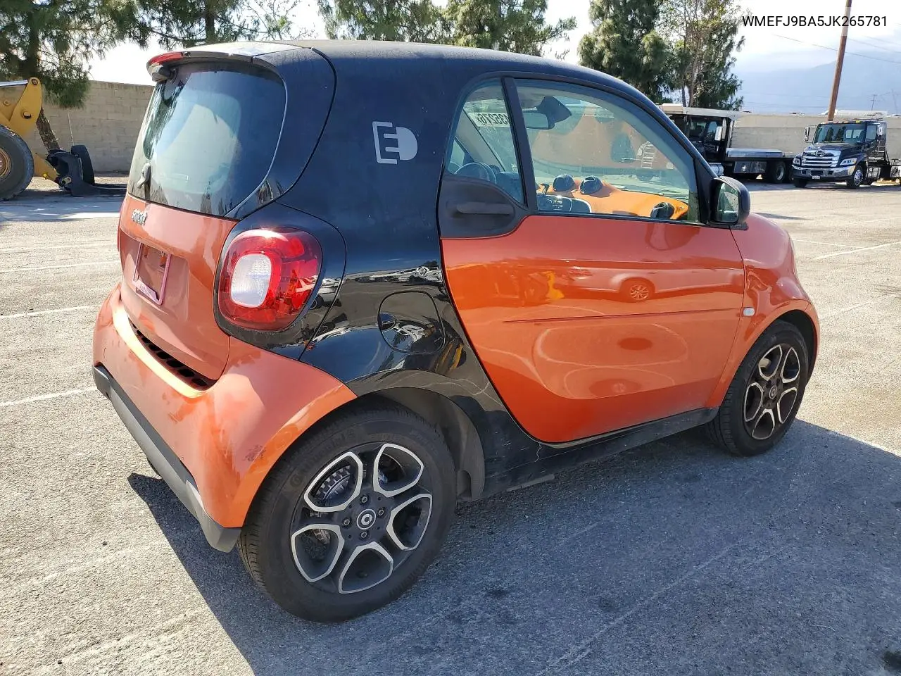 2018 Smart Fortwo VIN: WMEFJ9BA5JK265781 Lot: 55435276