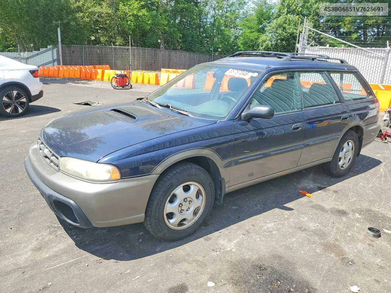 1997 Subaru Legacy Outback VIN: 4S3BG6851V7625691 Lot: 58787046