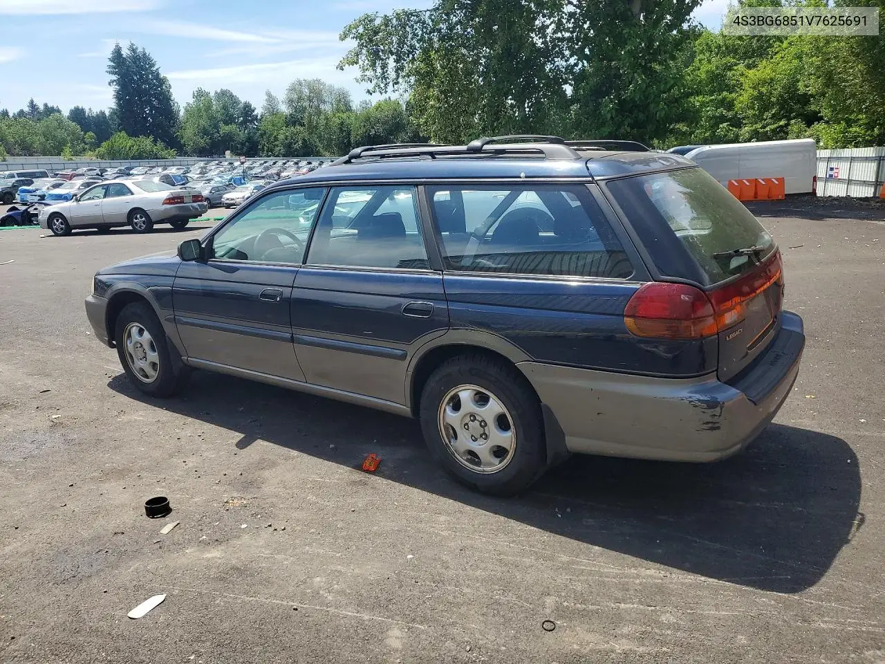 1997 Subaru Legacy Outback VIN: 4S3BG6851V7625691 Lot: 58787046