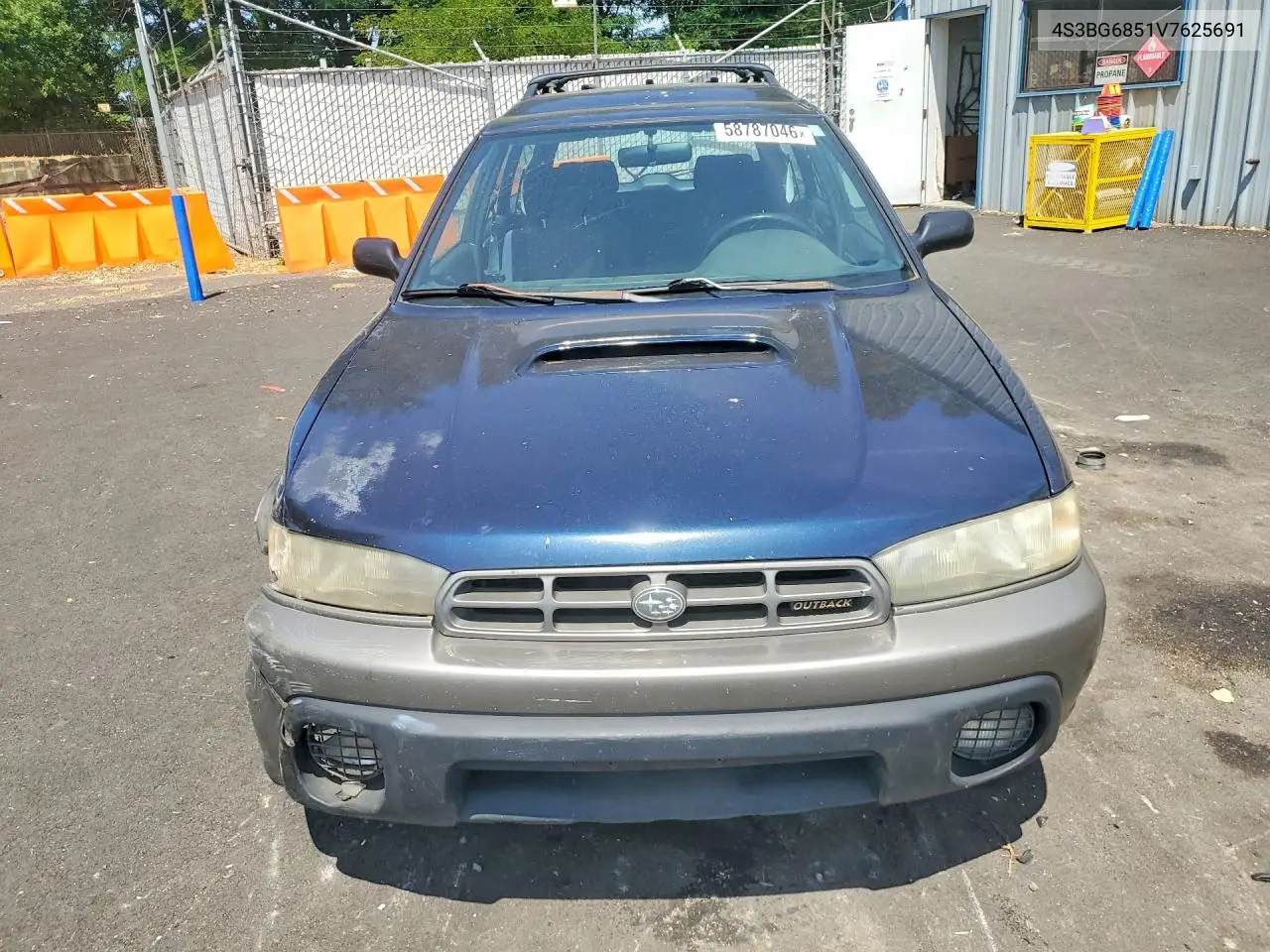 1997 Subaru Legacy Outback VIN: 4S3BG6851V7625691 Lot: 58787046