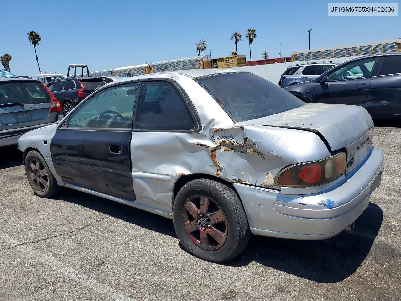 1999 Subaru Impreza Rs VIN: JF1GM6755XH402606 Lot: 57052796