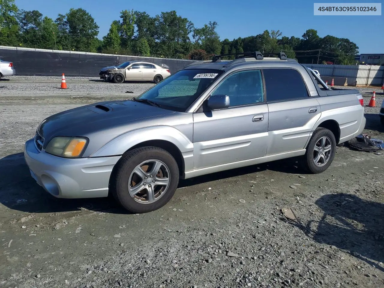 2005 Subaru Ascent Limited W/7-P Turbo VIN: 4S4BT63C955102346 Lot: 60799796