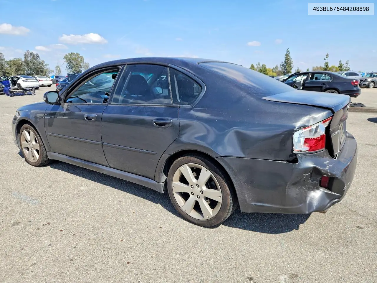 2008 Subaru Legacy Gt Limited VIN: 4S3BL676484208898 Lot: 55026016