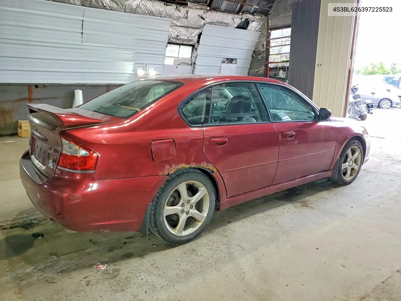 2009 Subaru Legacy 2.5I Limited VIN: 4S3BL626397225523 Lot: 55113016