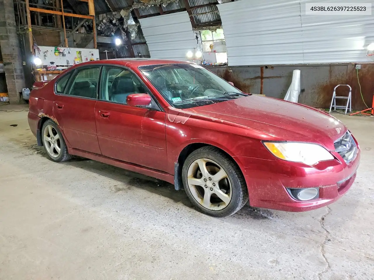 2009 Subaru Legacy 2.5I Limited VIN: 4S3BL626397225523 Lot: 55113016