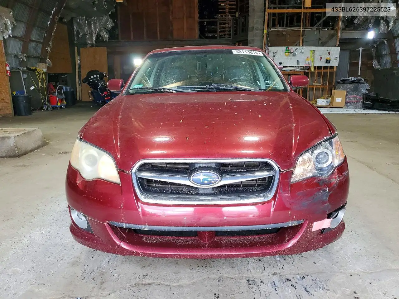 2009 Subaru Legacy 2.5I Limited VIN: 4S3BL626397225523 Lot: 55113016