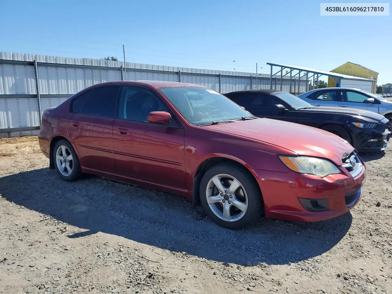 2009 Subaru Legacy 2.5I VIN: 4S3BL616096217810 Lot: 57437236