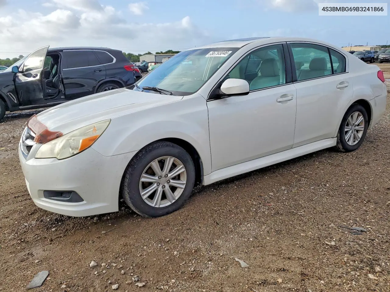 2011 Subaru Legacy 2.5I Premium VIN: 4S3BMBG69B3241866 Lot: 56793046