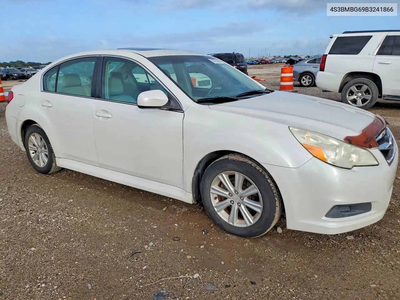 2011 Subaru Legacy 2.5I Premium VIN: 4S3BMBG69B3241866 Lot: 56793046