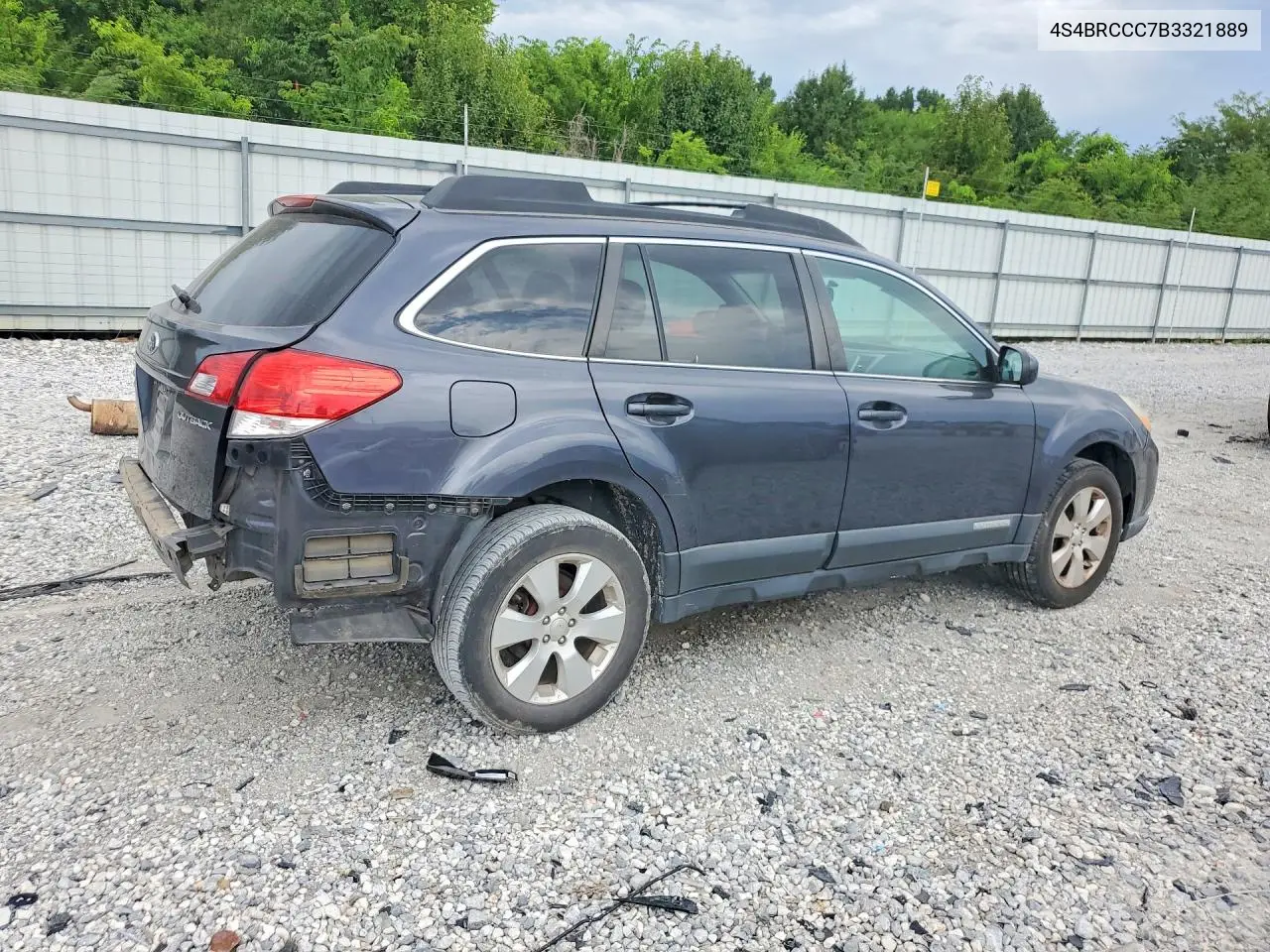 2011 Subaru Ascent Touring W/7-P VIN: 4S4BRCCC7B3321889 Lot: 60391386