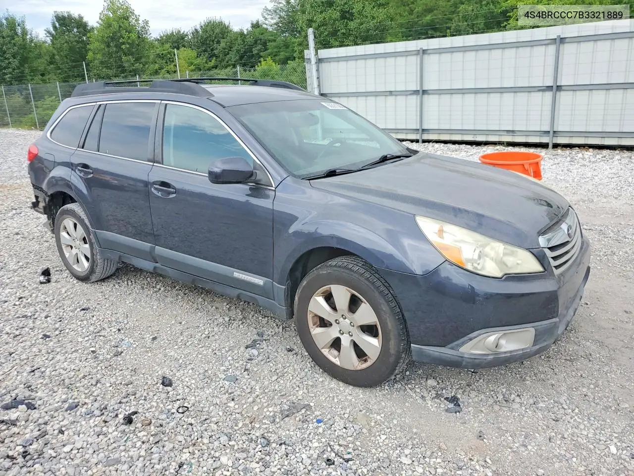 2011 Subaru Ascent Touring W/7-P VIN: 4S4BRCCC7B3321889 Lot: 60391386