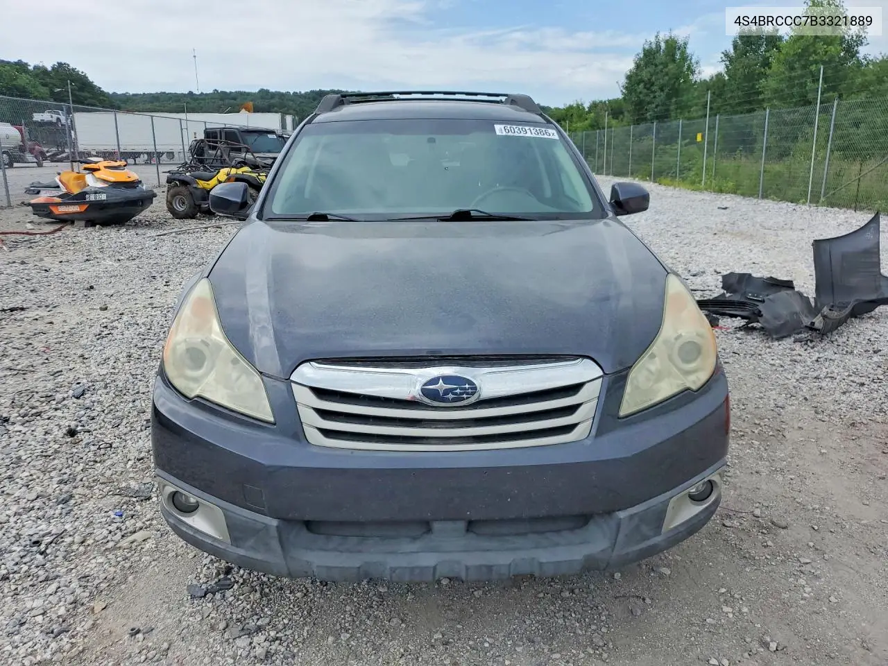 2011 Subaru Ascent Touring W/7-P VIN: 4S4BRCCC7B3321889 Lot: 60391386