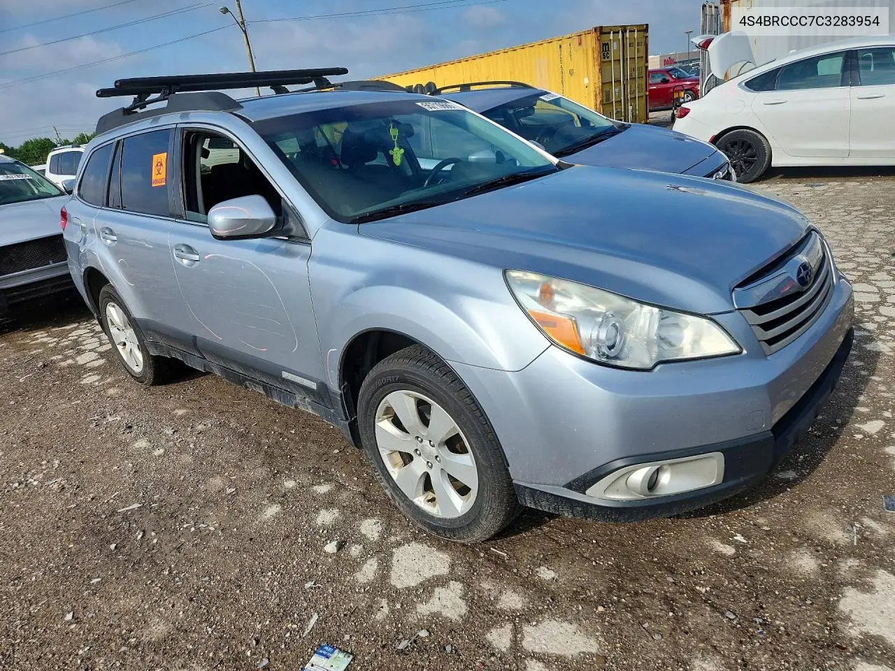 2012 Subaru Outback 2.5I Premium VIN: 4S4BRCCC7C3283954 Lot: 55710686