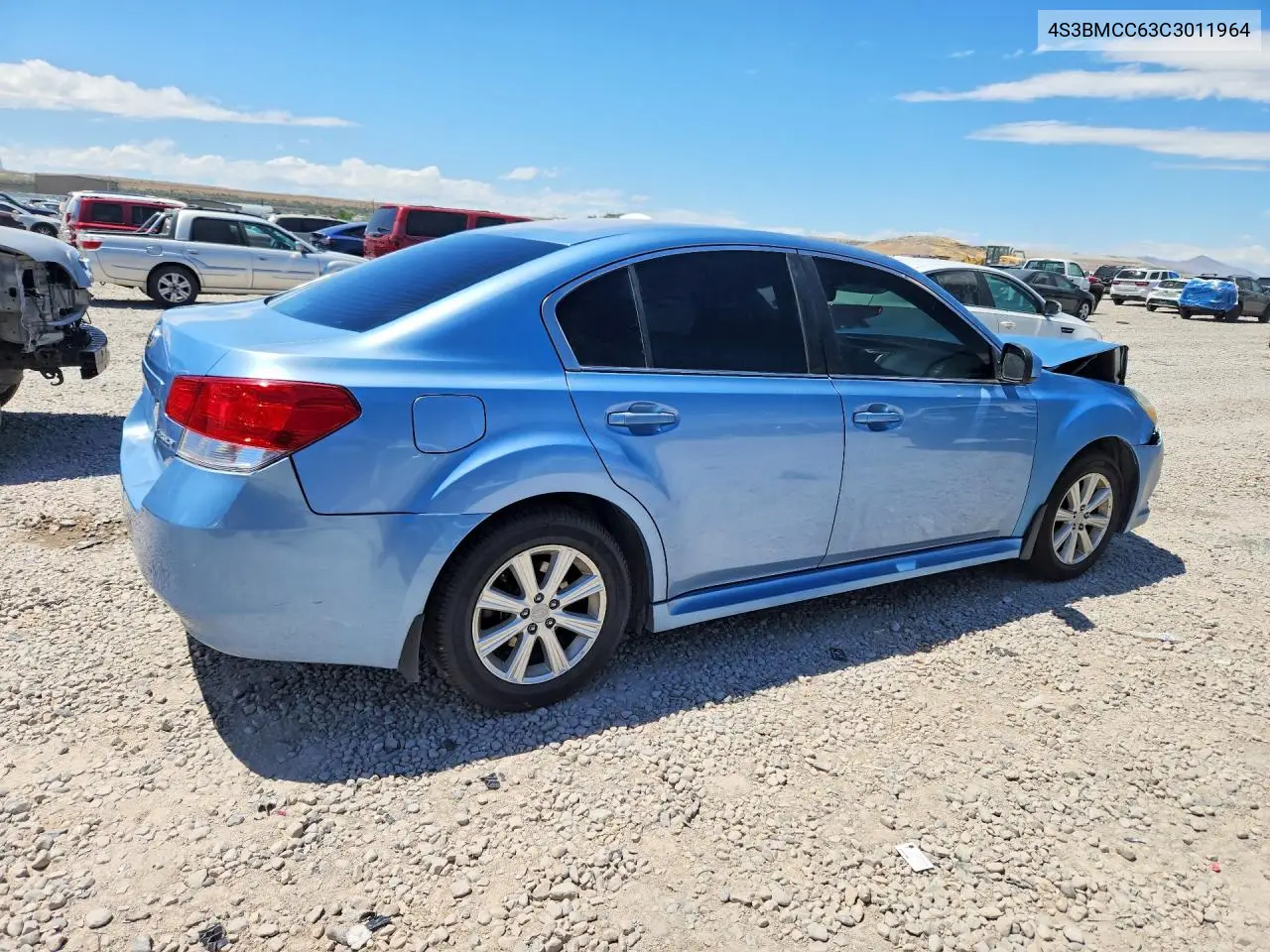 2012 Subaru Legacy 2.5I Premium VIN: 4S3BMCC63C3011964 Lot: 56875716