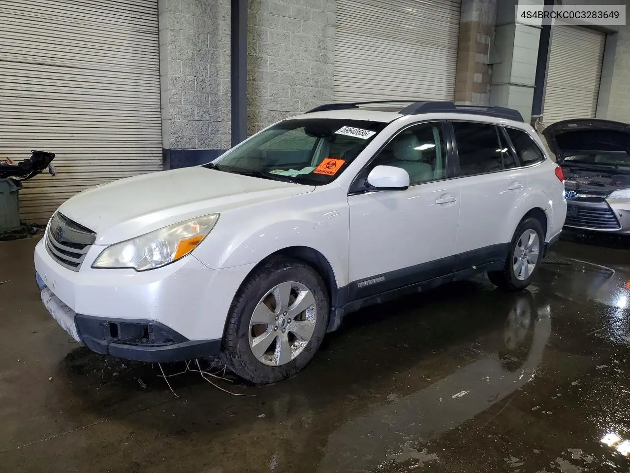 2012 Subaru Outback 2.5I Limited VIN: 4S4BRCKC0C3283649 Lot: 59640686