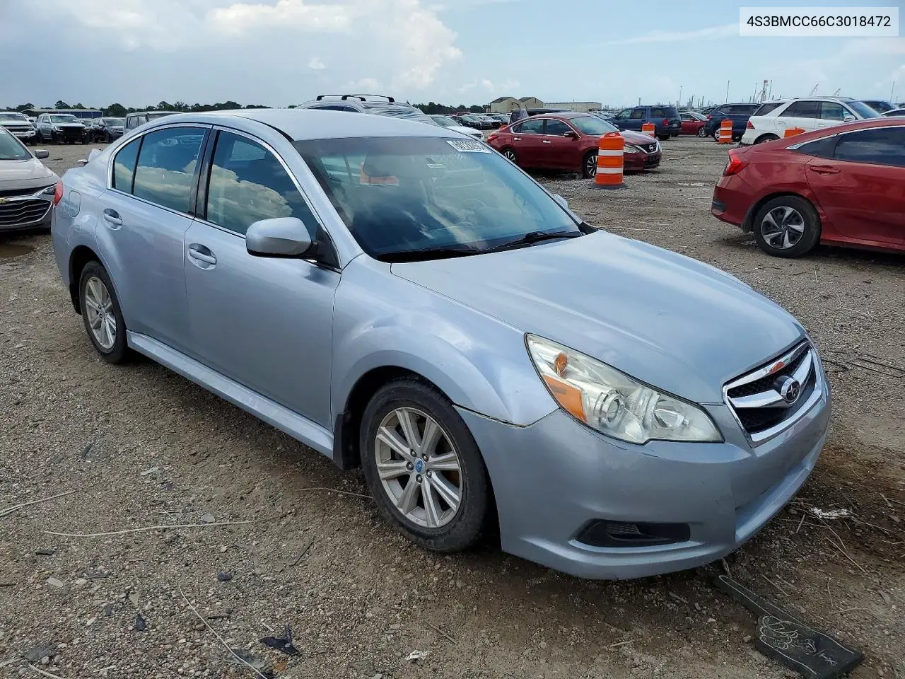 2012 Subaru Legacy 2.5I Premium VIN: 4S3BMCC66C3018472 Lot: 60126266