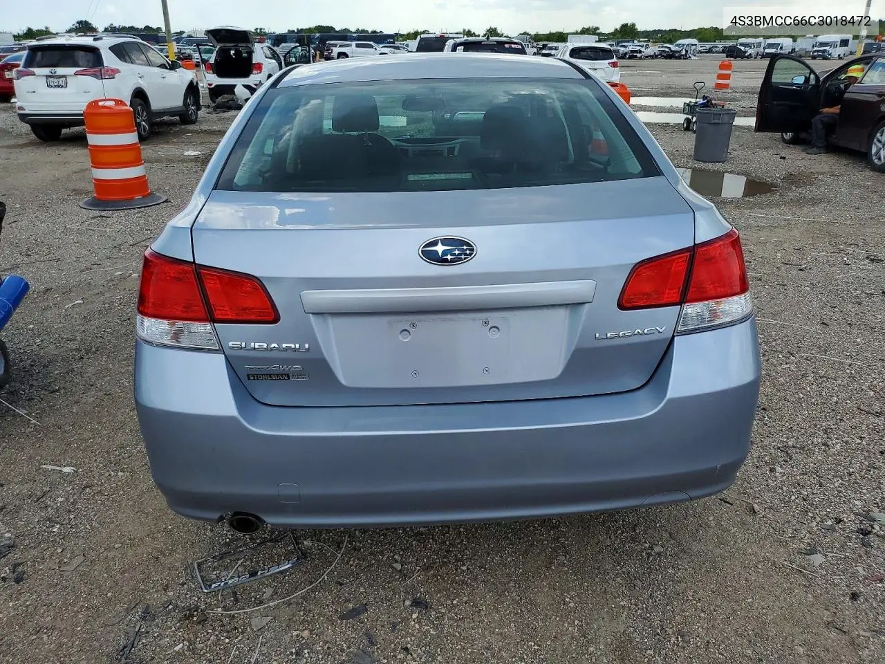 2012 Subaru Legacy 2.5I Premium VIN: 4S3BMCC66C3018472 Lot: 60126266