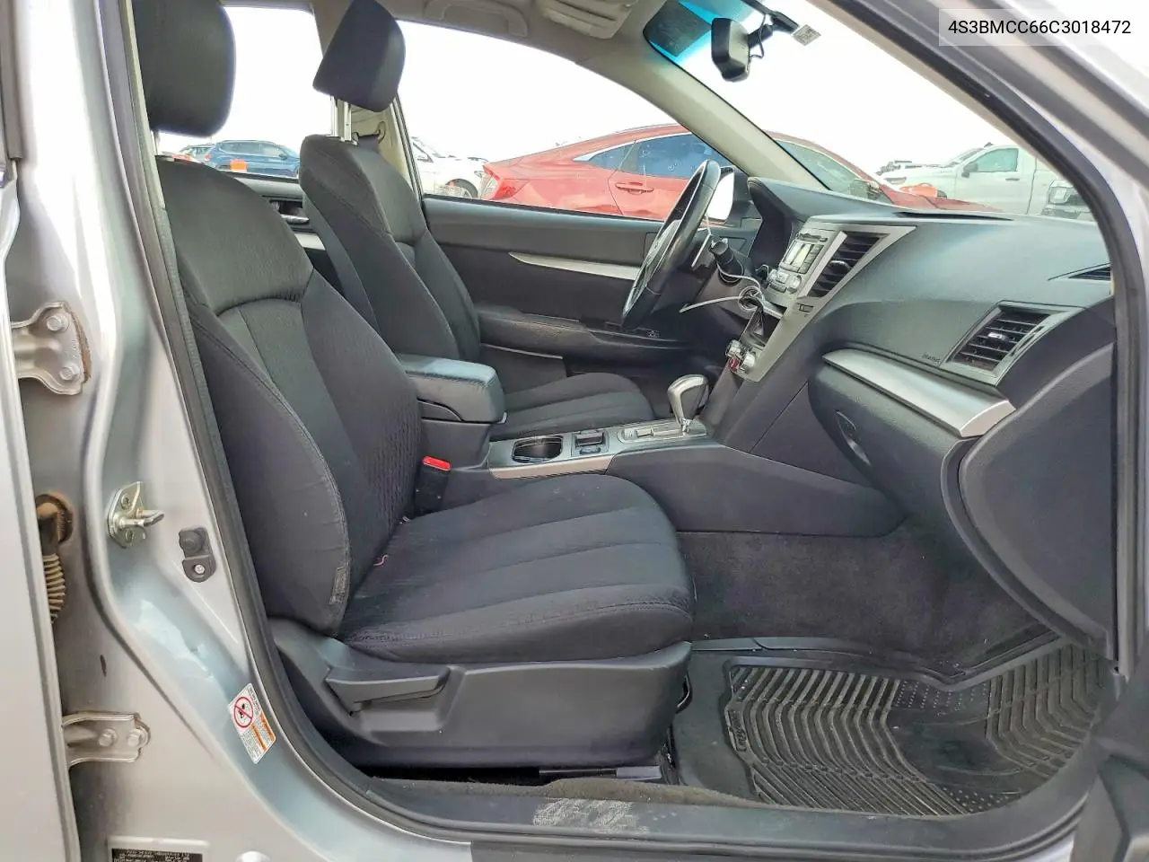 2012 Subaru Legacy 2.5I Premium VIN: 4S3BMCC66C3018472 Lot: 60126266