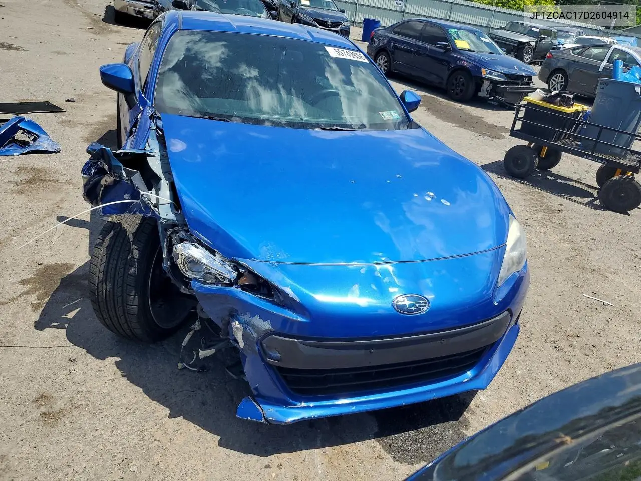 2013 Subaru Brz 2.0 Limited VIN: JF1ZCAC17D2604914 Lot: 55749806
