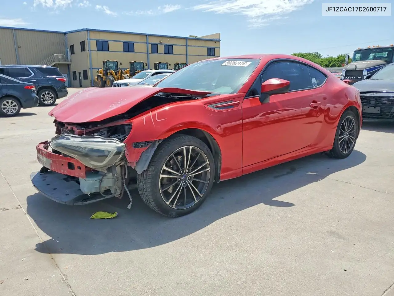 2013 Subaru Brz 2.0 Limited VIN: JF1ZCAC17D2600717 Lot: 58082416