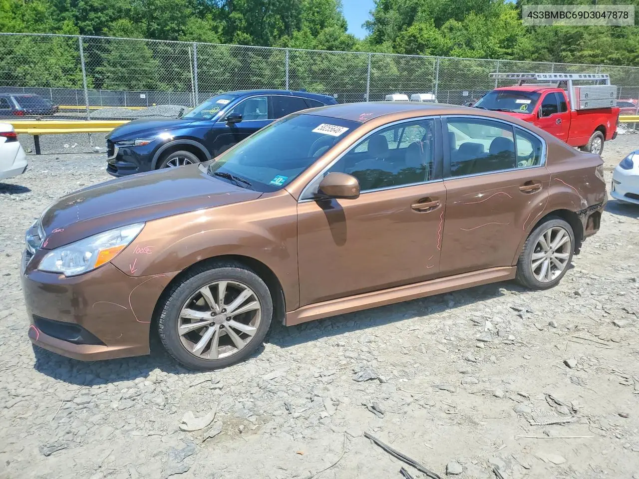2013 Subaru Legacy 2.5I Premium VIN: 4S3BMBC69D3047878 Lot: 58255646