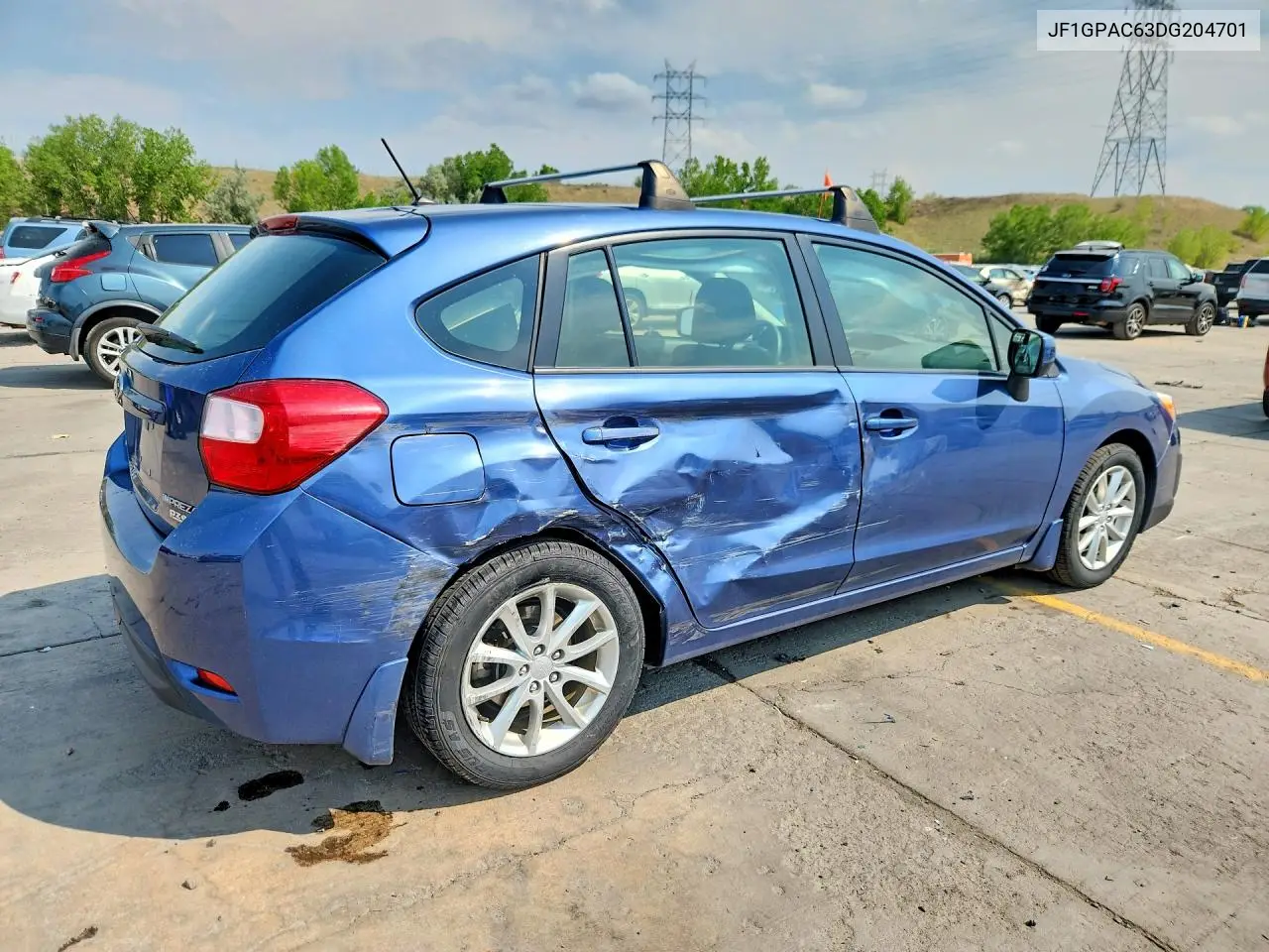 2013 Subaru Impreza Premium VIN: JF1GPAC63DG204701 Lot: 58631766