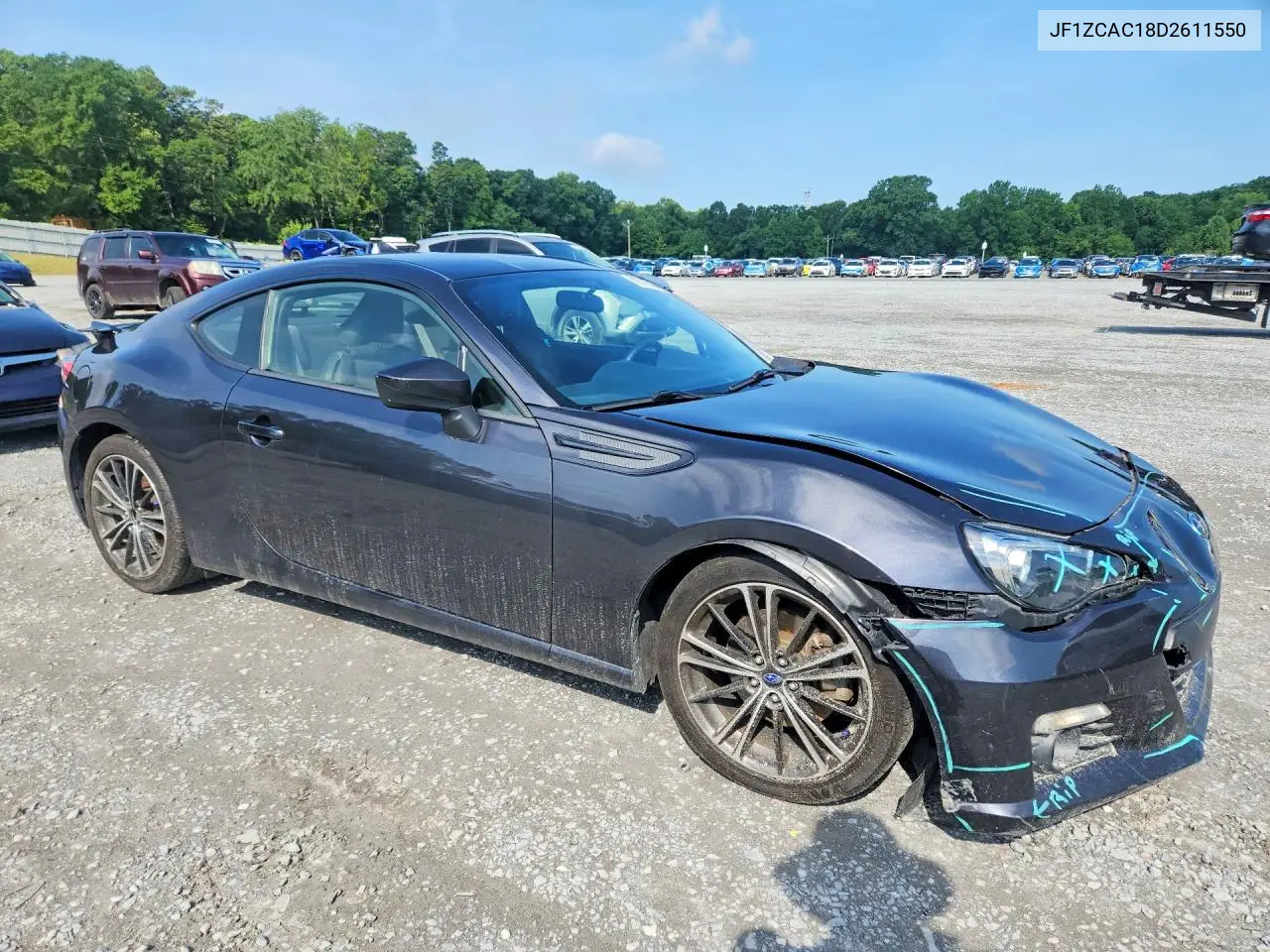 2013 Subaru Brz 2.0 Limited VIN: JF1ZCAC18D2611550 Lot: 59270046