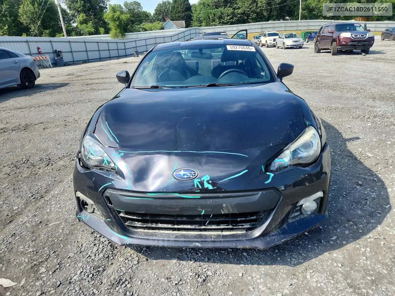 2013 Subaru Brz 2.0 Limited VIN: JF1ZCAC18D2611550 Lot: 59270046