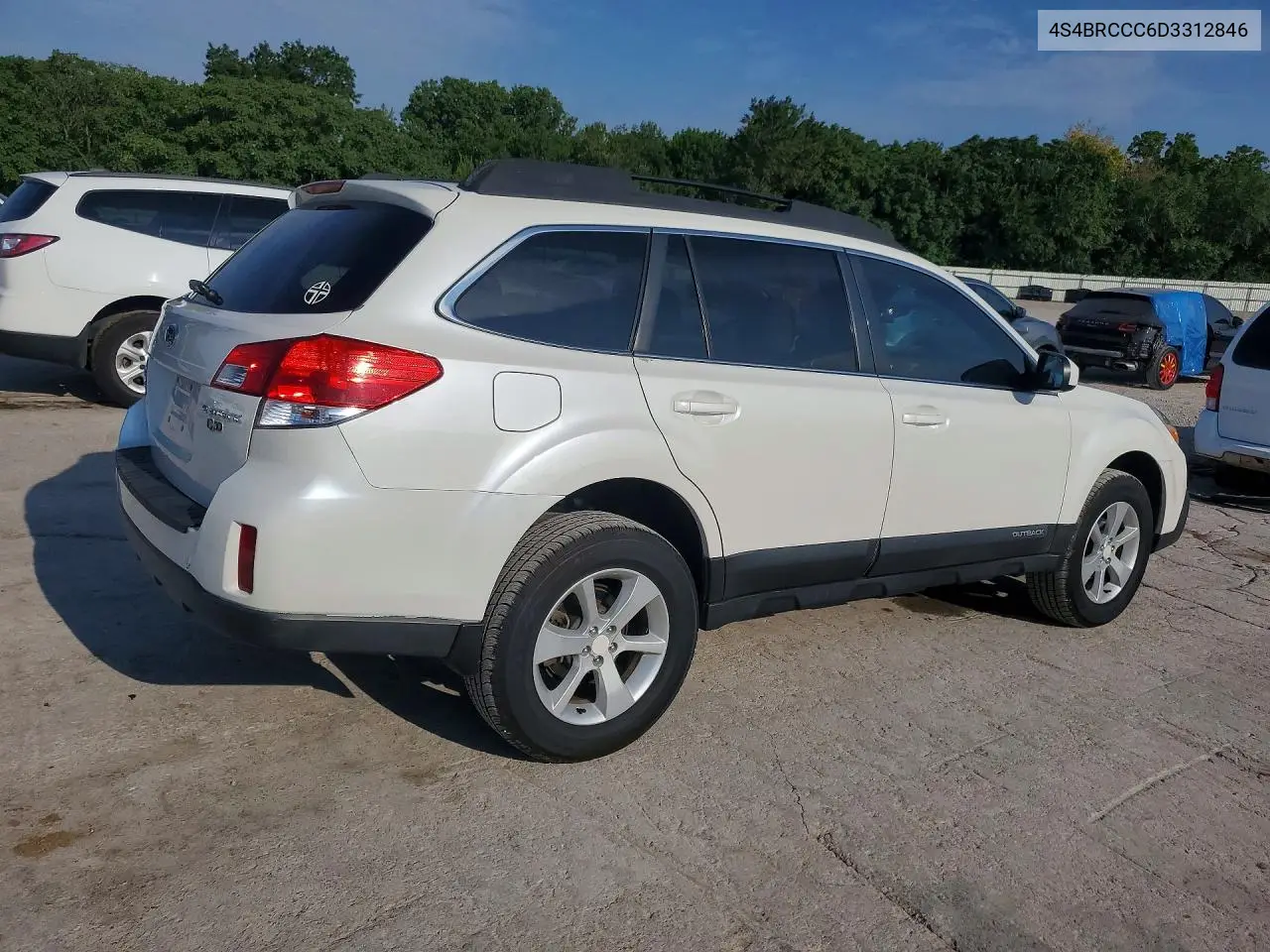 2013 Suba Outback 2. VIN: 4S4BRCCC6D3312846 Lot: 61475296