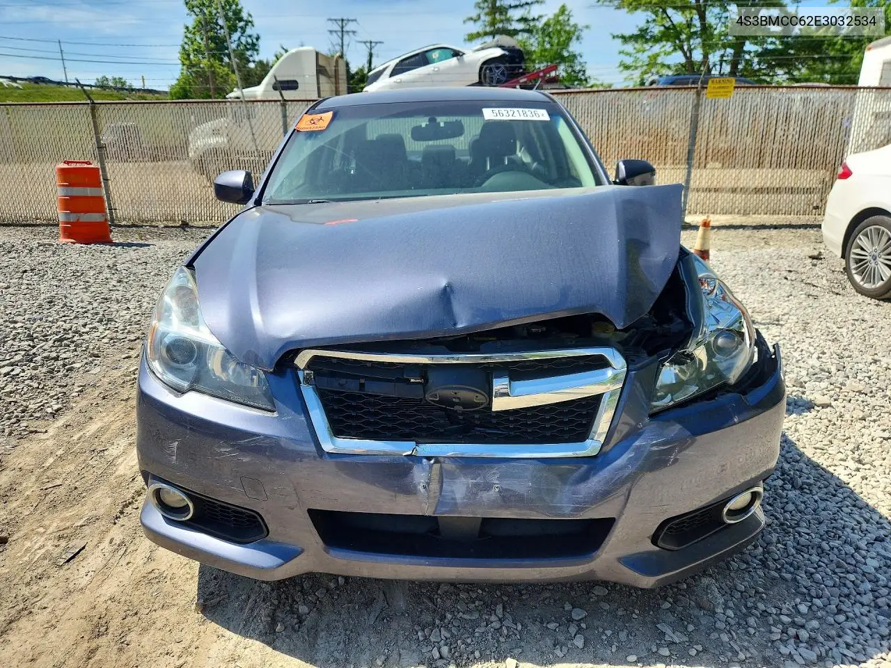 2014 Subaru Legacy 2.5I Premium VIN: 4S3BMCC62E3032534 Lot: 56321836
