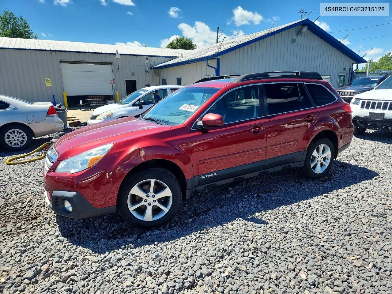 2014 Subaru Outback 2.5I Limited VIN: 4S4BRCLC4E3215128 Lot: 56972986