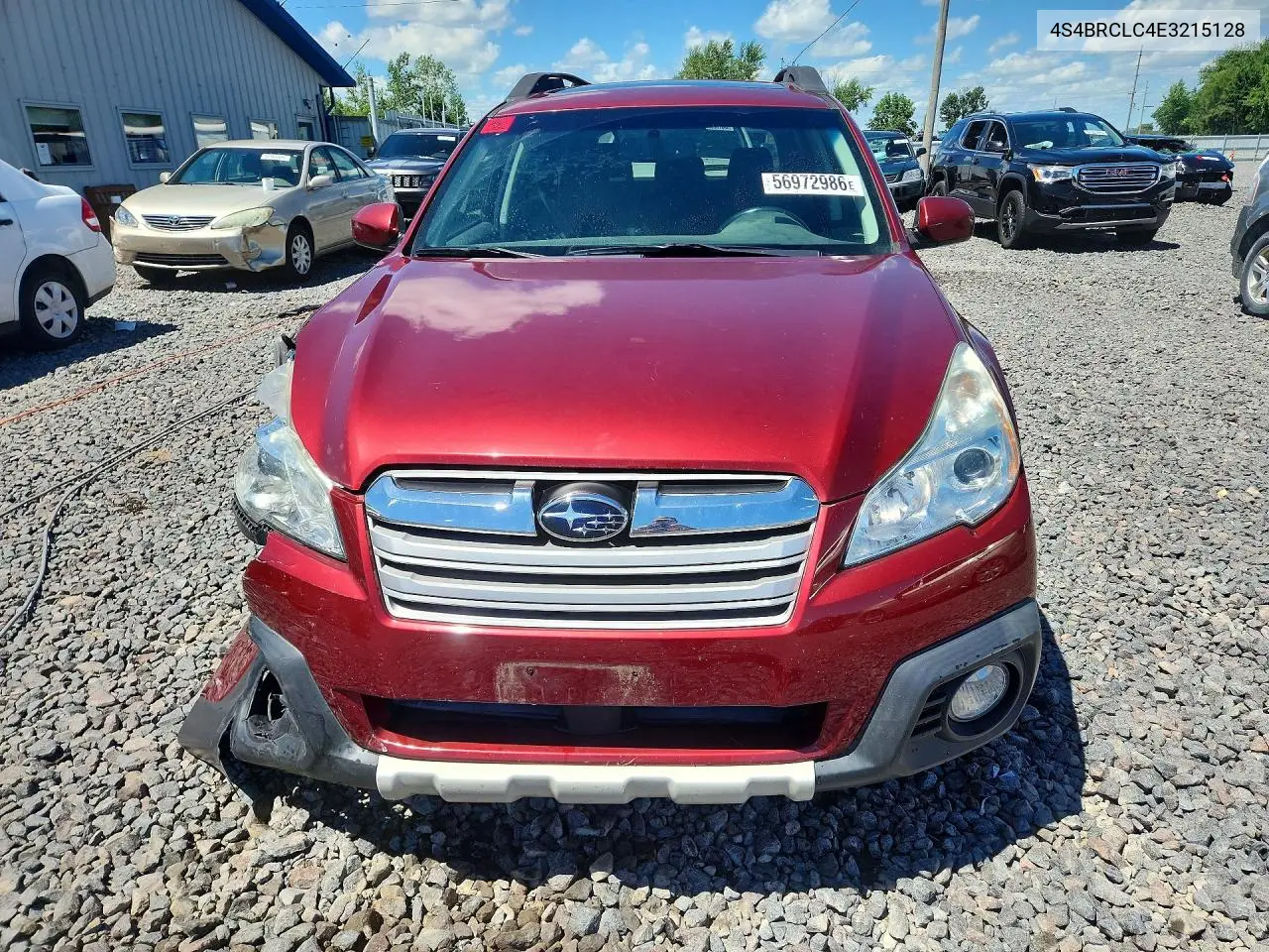 2014 Subaru Outback 2.5I Limited VIN: 4S4BRCLC4E3215128 Lot: 56972986