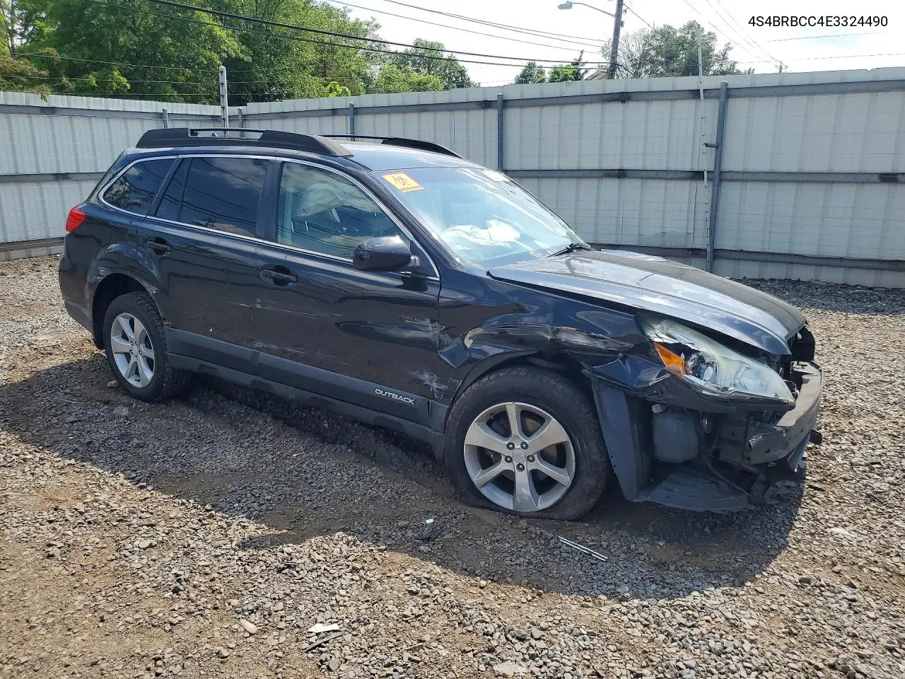 2014 Subaru Outback 2.5I Premium VIN: 4S4BRBCC4E3324490 Lot: 57257646