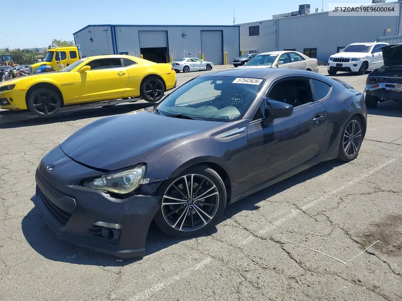 2014 Subaru Brz 2.0 Limited VIN: JF1ZCAC19E9600064 Lot: 57542626