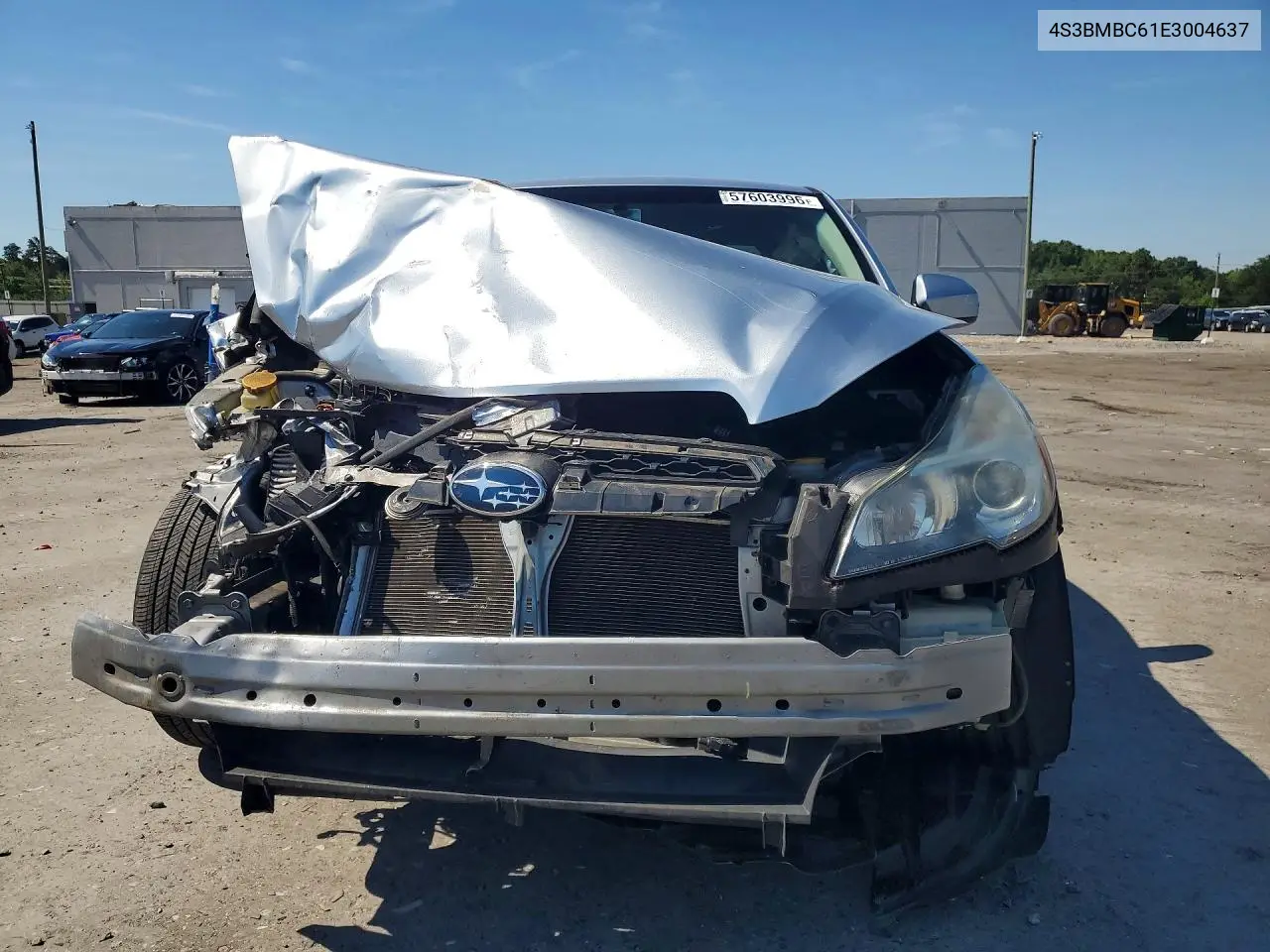 2014 Subaru Legacy 2.5I Premium VIN: 4S3BMBC61E3004637 Lot: 57603996