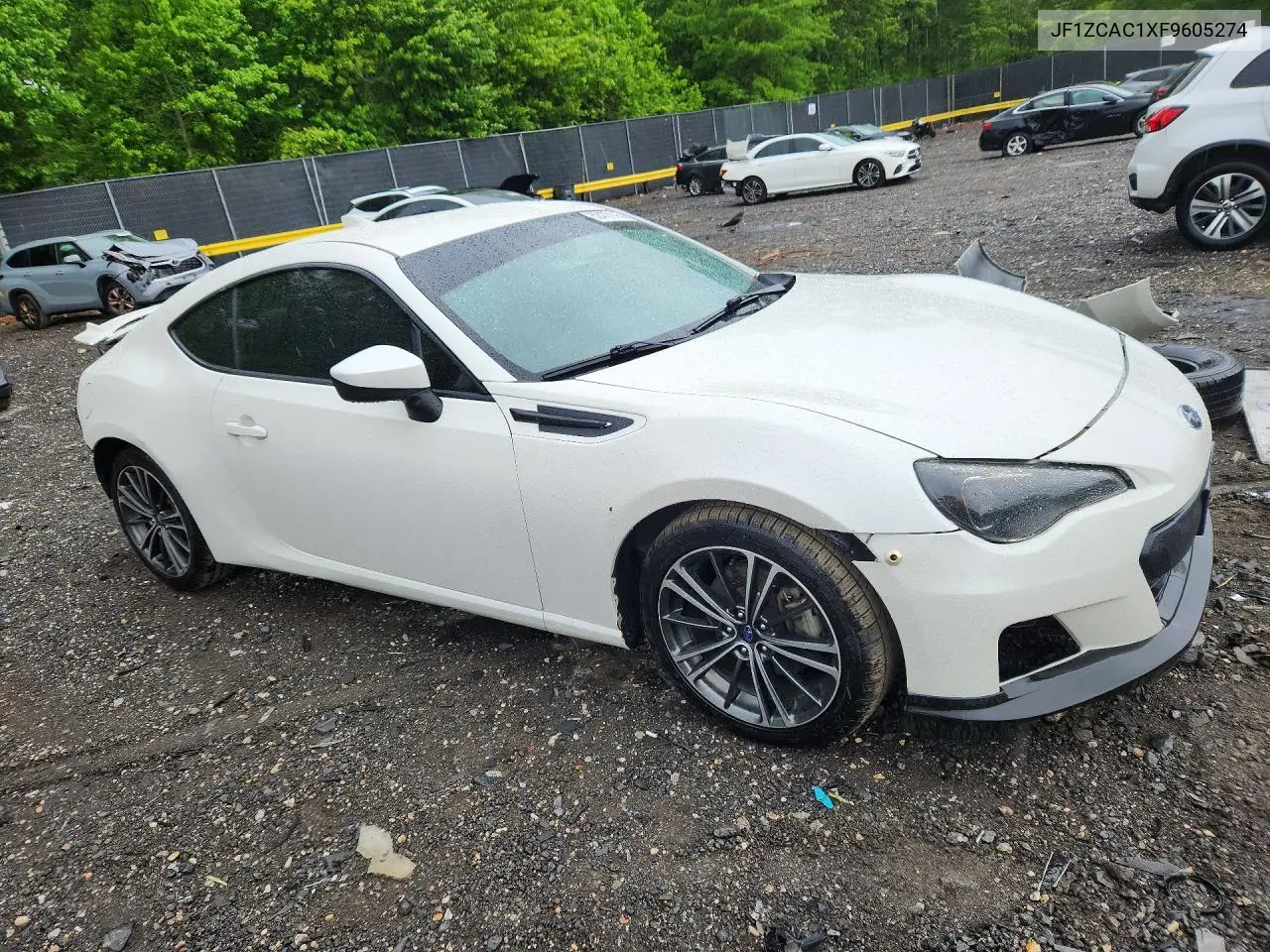 2015 Subaru Brz 2.0 Limited VIN: JF1ZCAC1XF9605274 Lot: 52477116
