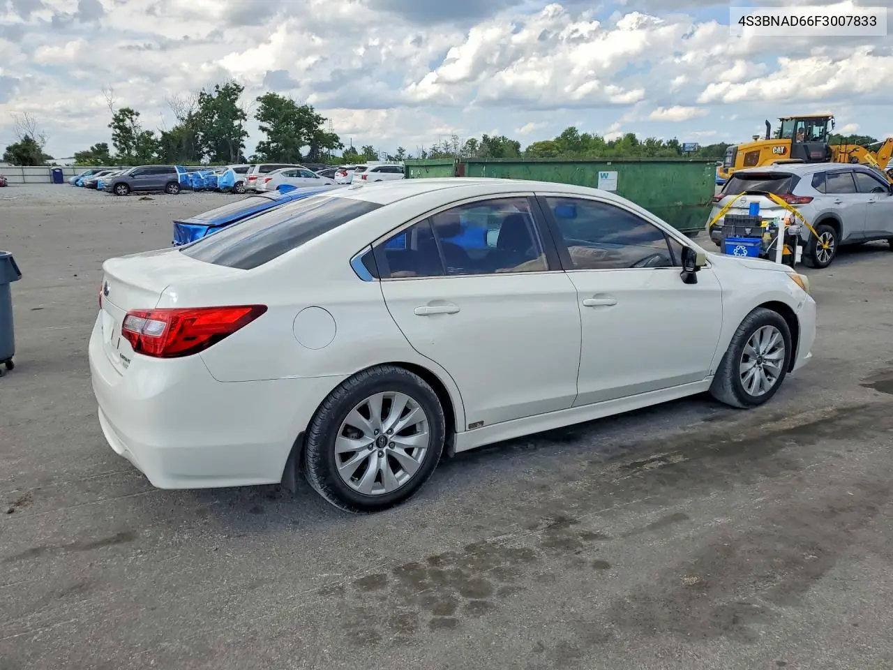 2015 Subaru Legacy 2.5I Premium VIN: 4S3BNAD66F3007833 Lot: 55926386
